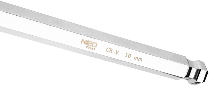 Zestaw kluczy sześciokątnych NEO Tools 1.5-10 mm 9 szt. 09-525 (5907558414301) - obraz 5