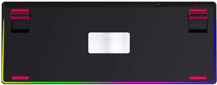 Клавіатура бездротова Lorgar TKL RGB USB/Wireless Black (LRG-KBP70TKLW-BK-US) - зображення 7