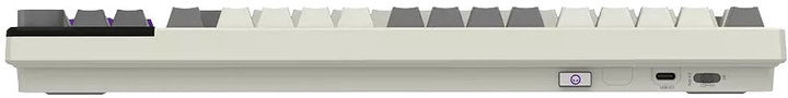 Клавіатура бездротова Lorgar TKL RGB USB/Wireless Beige (LRG-KBP70TKLW-RT-US) - зображення 6