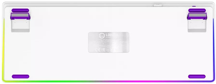 Клавіатура бездротова Lorgar TKL RGB USB/Wireless White (LRG-KBP70TKLW-WH-US) - зображення 8
