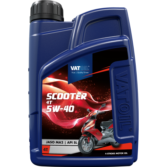 Моторне масло до мототехніки Vatoil Scooter 5W-40 / 1 л. / (API SL, 50242, VAT 11-1 4T) - изображение 2
