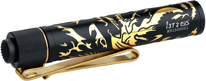 Ліхтар Olight I3T 2 EOS Dragon & Phoenix Golden - зображення 2