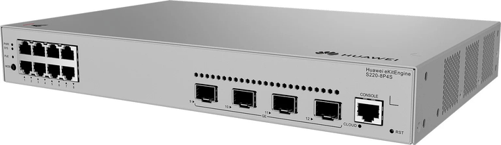 Комутатор Huawei eKit Engine S220-8P4S (98012552) - зображення 4