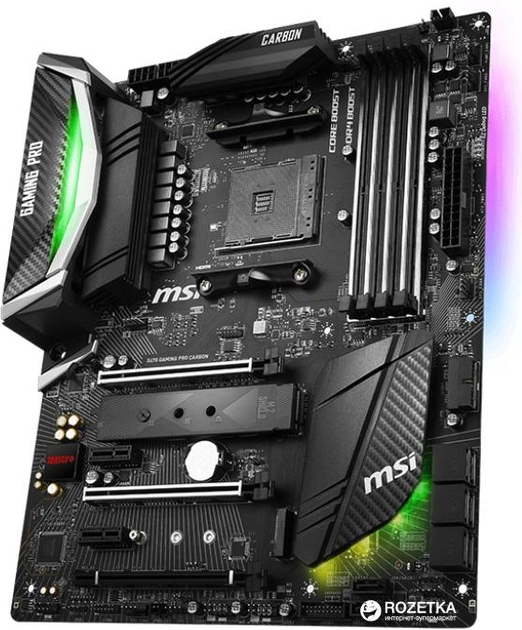 Материнская плата MSI X470 Gaming Pro Carbon (sAM4, AMD X470, PCI-Ex16) - изображение 2