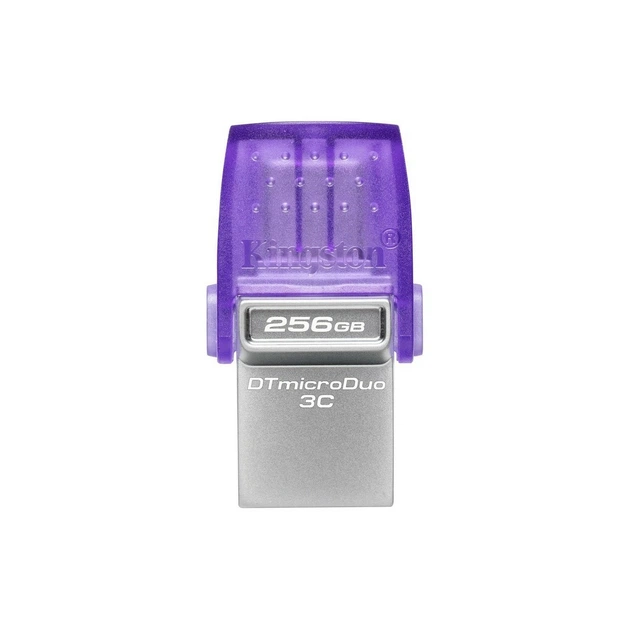 Накопитель Kingston 256GB USB 3.2 Type-A+Type-C DT microDuo 3C - Фото 1 Накопитель Kingston 256GB USB 3.2 Type-A+Type-C DT microDuo 3C - изображение 1