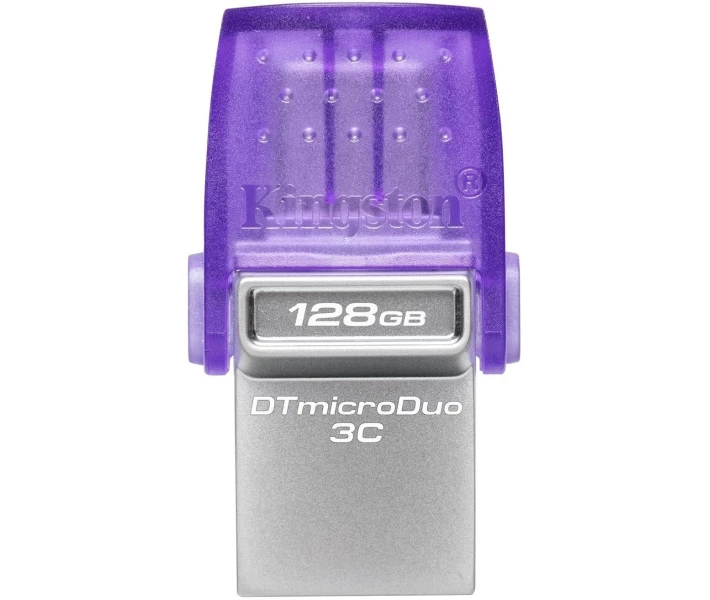USB флеш накопитель Kingston DTMicroDuo 3C (Type-A + Type-C) 2 интерфейса 128Gb USB 3.2 - Фото 2 USB флеш накопитель Kingston DTMicroDuo 3C (Type-A + Type-C) 2 интерфейса 128Gb USB 3.2 - изображение 2