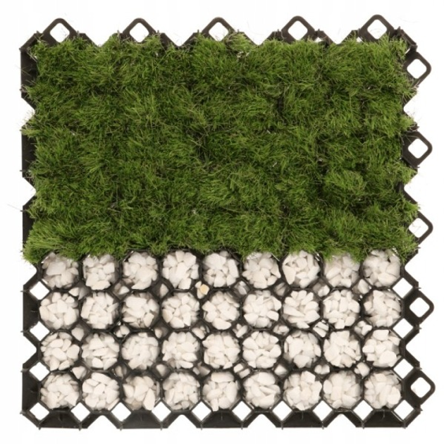 Kratka trawnikowa Bradas 600 x 600 x 40 mm czarna KRMG40BC (5907544437352) - obraz 3