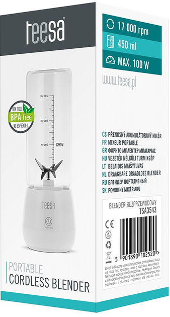 Blender przenośny Teesa TSA3543 - obraz 6