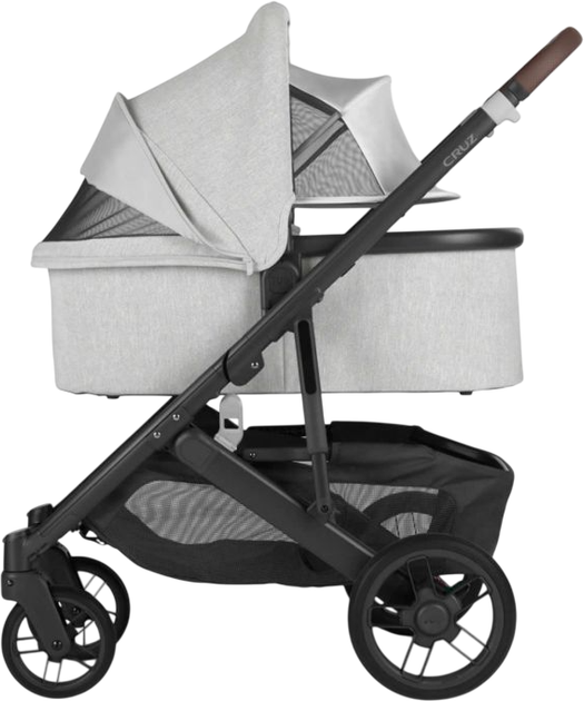 Универсальная коляска 2 в 1 UPPAbaby Cruz V2 Anthony White and grey chenille / Carbon Frame (810030096443) - изображение 3