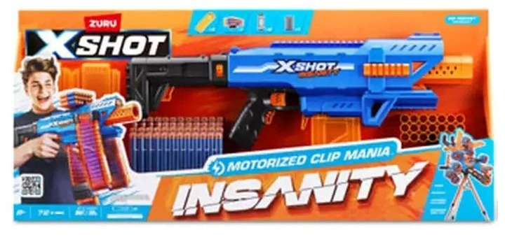 Бластер XSHOT Insanity Clip Mania (72 шт) 74620124 (4894680037557