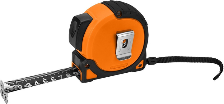 Рулетка NEO Tools Super Black сталева 3 м x 16 мм з автоматичним блокуванням, 2 кнопками стоп та магнітом 67-241 (5907558472233) - зображення 3