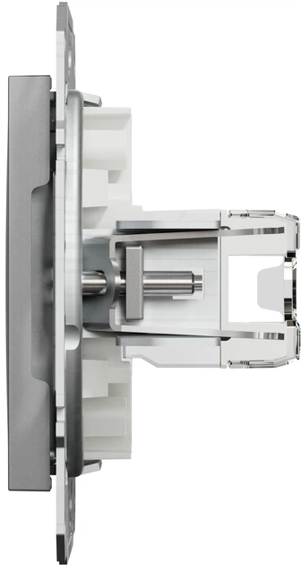 Розетка комп'ютерна RJ45 UTP кат. 5Е Schneider Electric Asfora Алюміній EPH4300161 - Фото 3 Розетка комп'ютерна RJ45 UTP кат. 5Е Schneider Electric Asfora Алюміній EPH4300161 - изображение 3