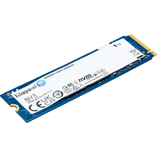 Накопитель SSD Kingston M.2 1000ГБ SNV3S/1000G - Фото 2 Накопитель SSD Kingston M.2 1000ГБ SNV3S/1000G - изображение 2