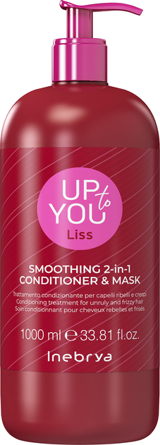 Maska nawilżająca do włosów Inebrya Up To You Liss 1 l (8008277265209) - obraz 1