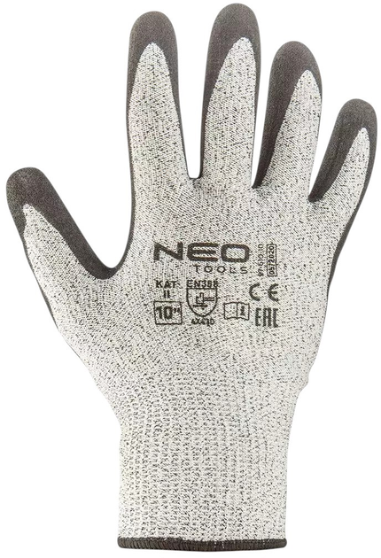 Робочі рукавички NEO Tools покриті нітрилом 4X43D 10" 97-610-10 (5907558447989) - зображення 3