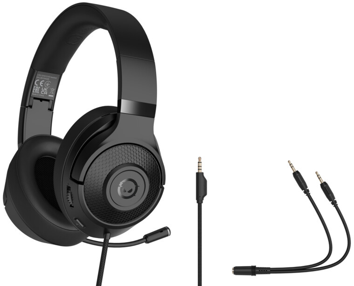 Słuchawki Lorgar Noah 101 Gaming 3.5 mm Black (LRG-GHS101B) - obraz 5