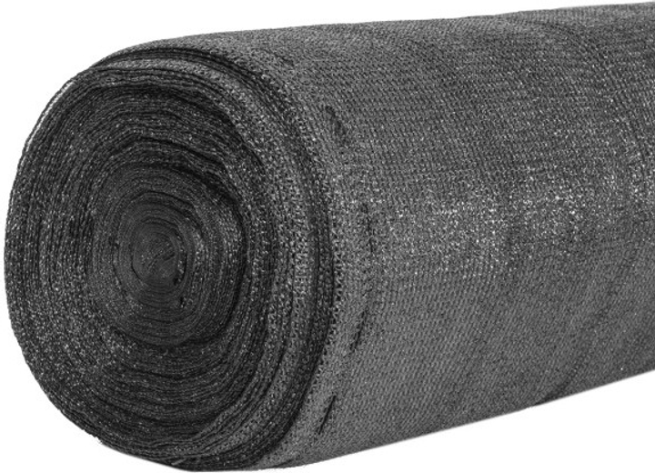 Сітка затіняльна Springos 1.5 x 50 м 140 г/м² Антрацитова (SN0064) - зображення 1