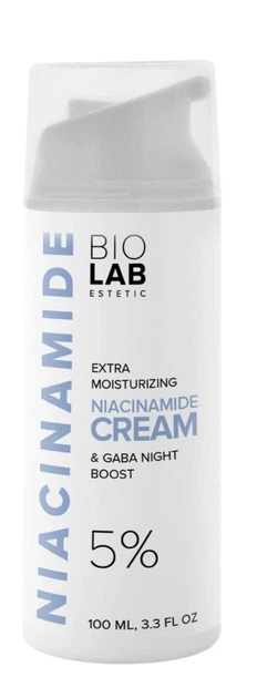 Экстра увлажняющий ночной крем-бустер с ниацинамидом 5% и ГАМК Extra Noisturizing Cream Biolab Estetic 100 мл - Фото 1 Экстра увлажняющий ночной крем-бустер с ниацинамидом 5% и ГАМК Extra Noisturizing Cream Biolab Estetic 100 мл - изображение 1
