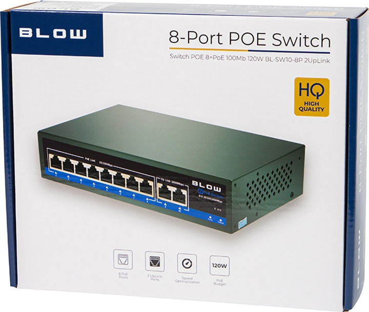 Przełącznik Blow BL-SW10-8P (5900804127826) - obraz 4