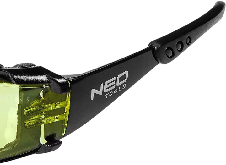 Захисні окуляри NEO Tools з пінопластовою вставкою, клас стійкості FT 97-521 (5907558495560) - зображення 8