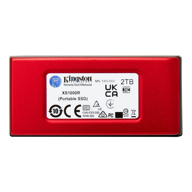 Внешний SSD накопитель KINGSTON SXS1000R/2000G 2TB USB 3.2 Red - изображение 4