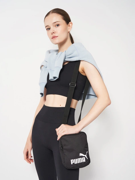Спортивная сумка кросс-боди через плечо Puma Phase Essentials Portable 09117301 Black (4067984173591) - изображение 3