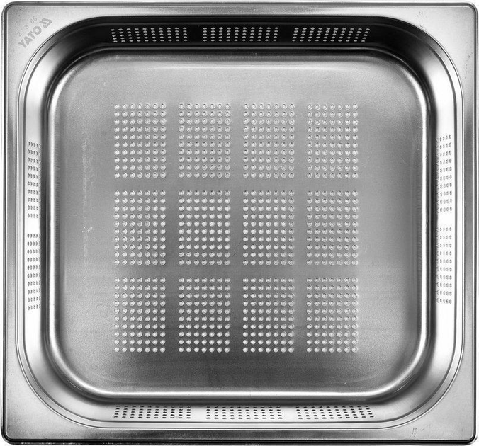 Pojemnik gastronomiczny Yato GN 2/3 perforowany 35.4x32.5x6.5 cm (5906083009082) - obraz 2