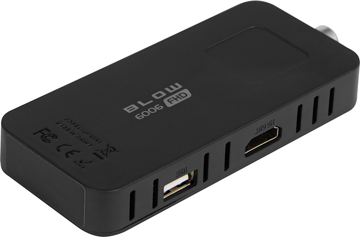 Цифровий тюнер наземного телебачення Blow 6006FHD MINI DVB-T2 (5900804147541) - зображення 2