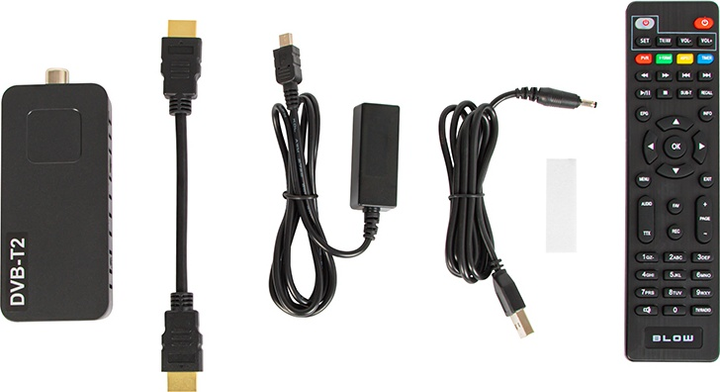 Цифровий тюнер наземного телебачення Blow 6006FHD MINI DVB-T2 (5900804147541) - зображення 6