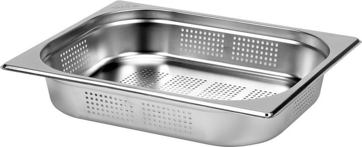 Pojemnik gastronomiczny Yato GN 1/2 perforowany 32.5x26.5x6.5 cm (5906083009051) - obraz 1