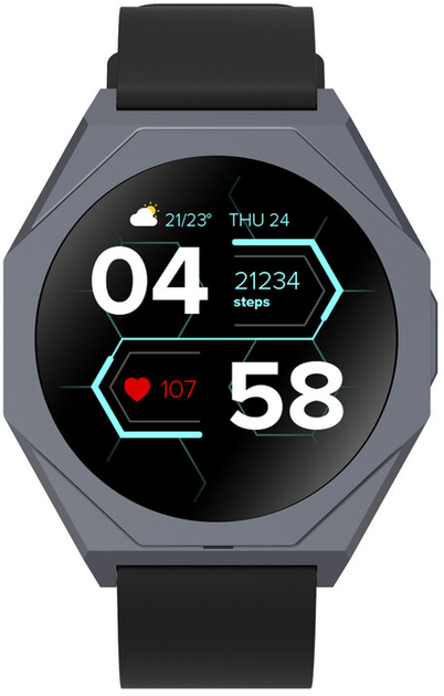 Smartwatch Canyon Otto SW-86 Black (CNS-SW86BB) - obraz 2