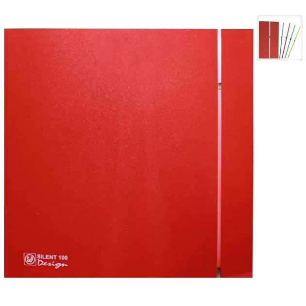 Вытяжной вентилятор Soler&Palau Silent-100 CZ Red Design-4C (5210611800) - изображение 7