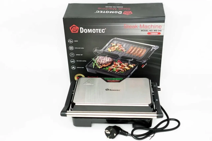 Электрический контактный гриль Domotec MS-240 1000 Вт для кухни 9788 - изображение 8