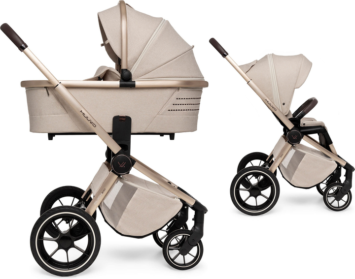 Wózek spacerowy połączony Muuvo Quick 2 w 1 Boho Brown (5904261050598) - obraz 1