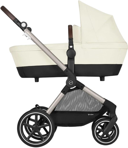 Wózek spacerowy połączony Cybex EOS Seashell Beige Gold (4063846368570) - obraz 1
