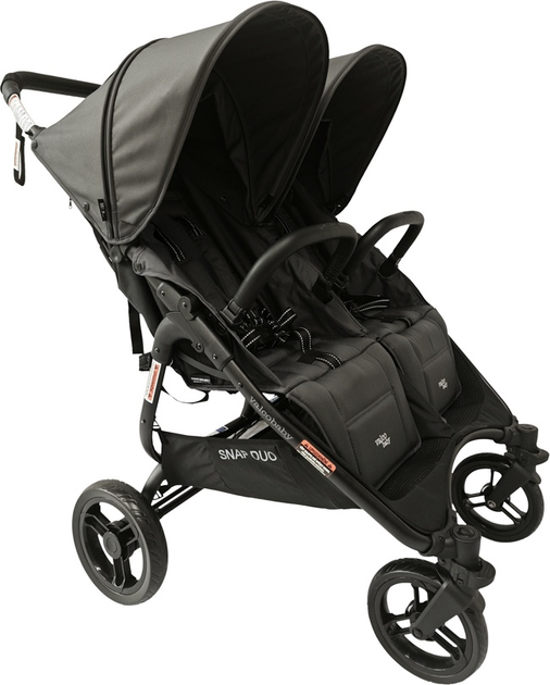 Прогулянкова коляска для близнюків Valco Baby Snap Duo Signature Grey (9315517103368) - зображення 1