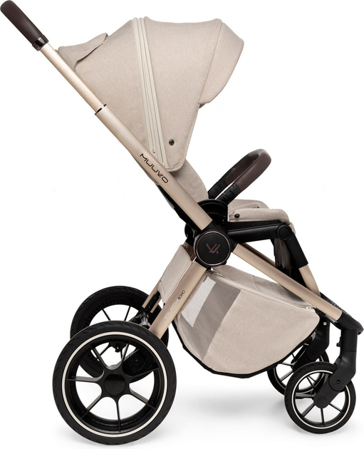 Wózek spacerowy połączony Muuvo Quick 2 w 1 Boho Brown (5904261050598) - obraz 10