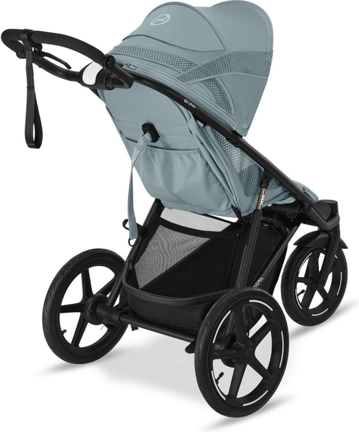 Wózek spacerowy sportowy Cybex Avi Spin Stormy Blue Gold (4063846468171) - obraz 3