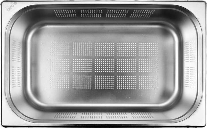 Pojemnik gastronomiczny Yato GN 1/1 perforowany 53x32.5x15 cm (5906083861697) - obraz 2