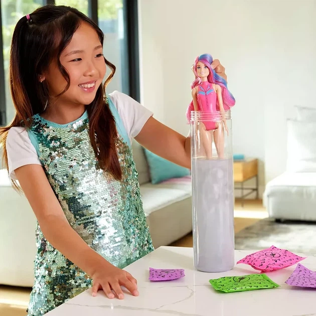 Кукла-сюрприз Barbie Color Reveal Звезды диско (JCP01) - изображение 6