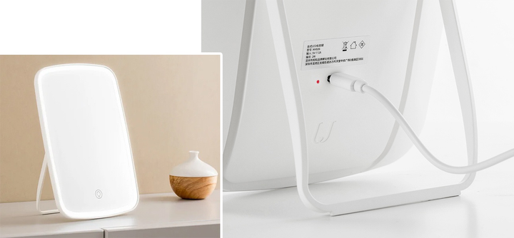 Lusterko do makijażu Xiaomi Jordan Judy NV026 White z oświetleniem LED - obraz 6
