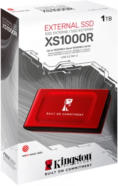 SSD накопитель Kingston xs1000 1tb usb Type-C (sxs1000r/1000ga) - изображение 7