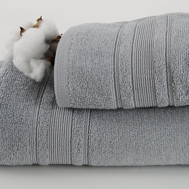 Полотенце хлопковое Fancy 50×90 см, Light grey - изображение 5