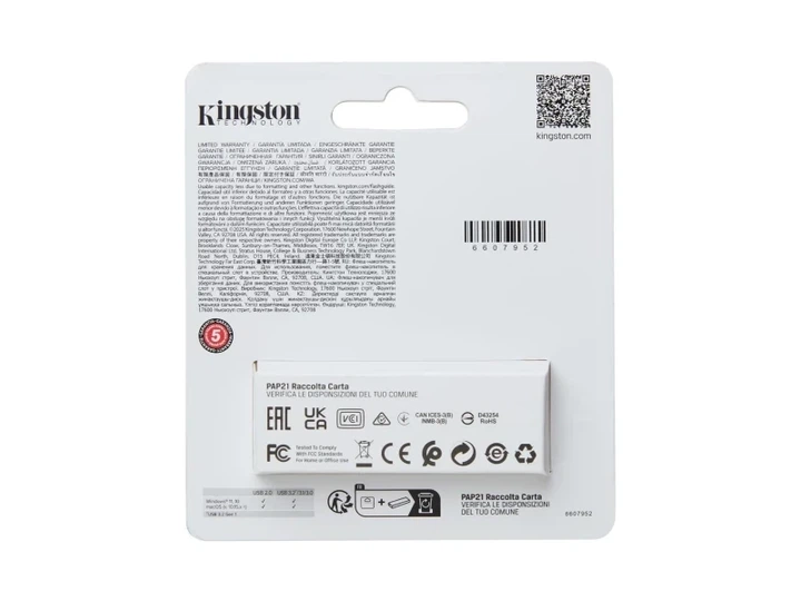 Флеш-пам'ять USB Kingston DataTraveler Exodia S 64GB Чорний + чорний USB 3.2 (DTXS/64GB) - изображение 4