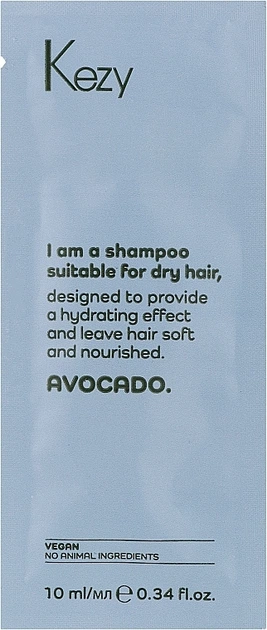 Шампунь з авокадо для сухого волосся (пробник) - Kezy Avocado Shampoo 10ml (1443540-27165615) - изображение 2