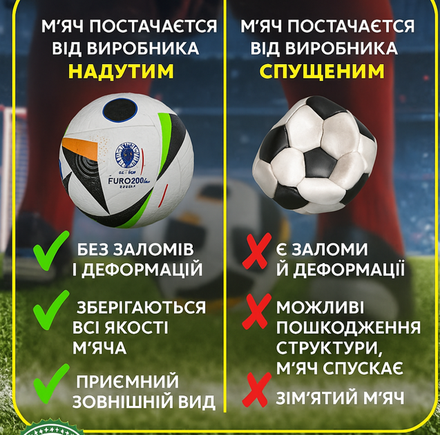 Професійний футбольний м’яч UEFA EURO 2024 (розмір 5) - Фото 7 Професійний футбольний м’яч UEFA EURO 2024 (розмір 5) - зображення 7