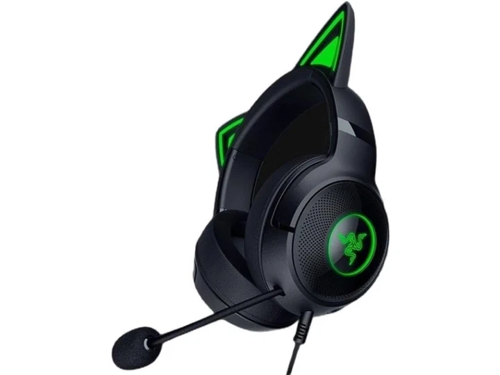 Комп'ютерна гарнітура Razer Kraken Kitty V2 Black (RZ04-04730100-R3M1) - Фото 1 Комп'ютерна гарнітура Razer Kraken Kitty V2 Black (RZ04-04730100-R3M1) - изображение 1