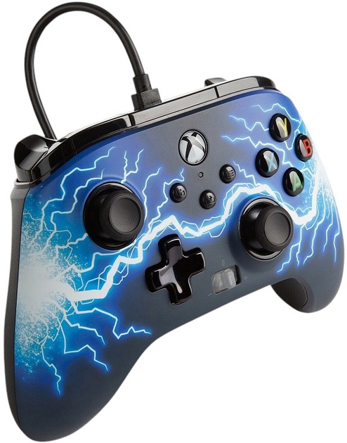 Kontroler PowerA Xbox Series X Enhanced Wired Controller - Arc Lightning (0617885026898) - obraz 2