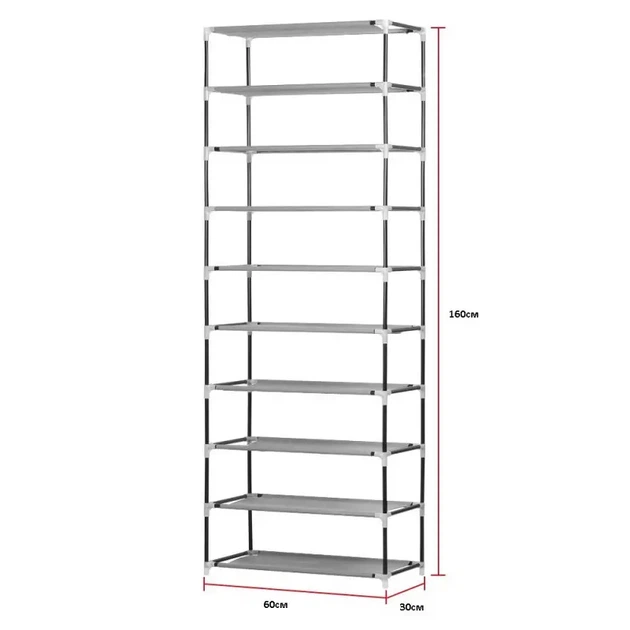 Тканевый органайзер шкаф для хранения обуви Shoe Cabinet 6110 160х60х30 см, Обувной складной стелаж - изображение 2