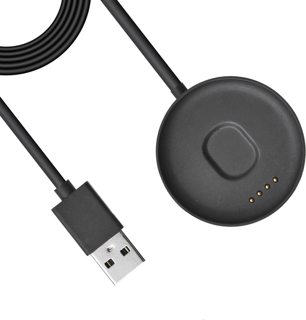 Kabel AKYGA do ładowania Mobvoi Ticwatch C2 1 m Black (AK-SW-58) - obraz 2